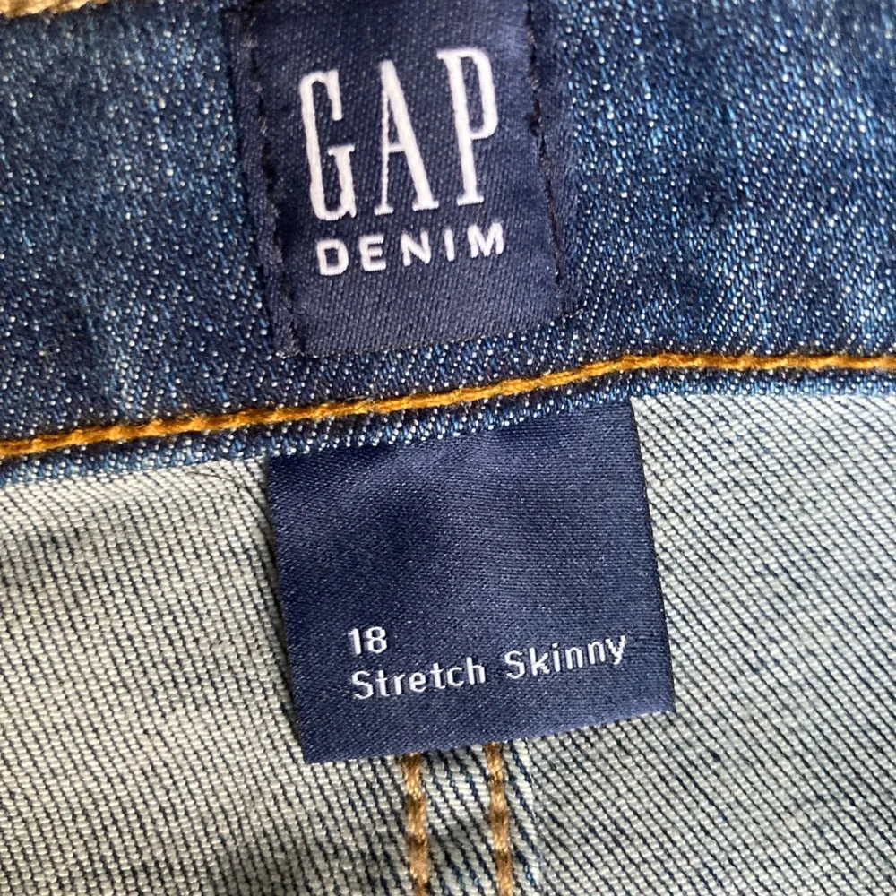 GAP Dark Blue Denim with Silver Button